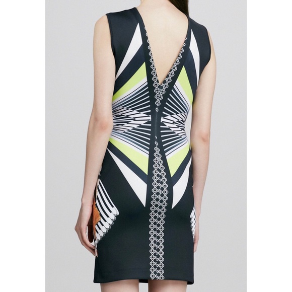 NWT Clover Canyon Accordion V-Back Sleevless Dress - Picture 3 of 10